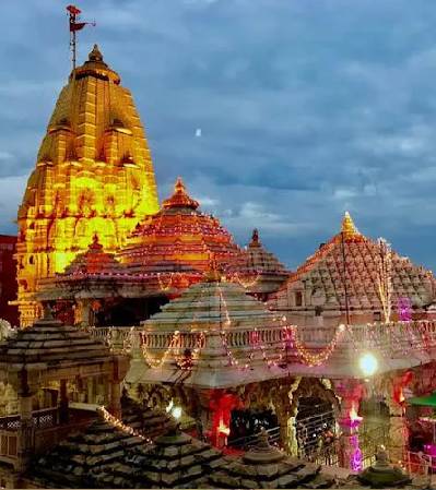 Ambaji Temple marble architecture interior, Banaskantha Gujarat