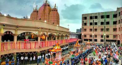 Shree Jagannathji Mandir temple complex view, Jamalpur Ahmedabad